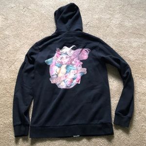Teefury black hoodie Rogue “Can’t touch this.” Med EUC